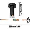 ShareGoo 5Led RC Light Kit Bumper Light Headight 18mm w/10 Modes Compatible with Traxxas Slash 2WD/4×4 1/10 RC Car