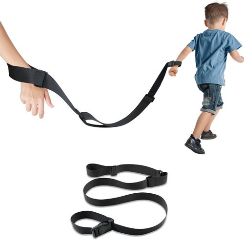 Anti Lost Wrist Strap, Escape Proof Wrist Leash with Adjustable Tether and Lock Buckle for Children with Autism, ADHD and Special Needs for Supermarket Mall Airport Park Zoo Travel
