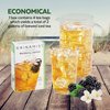 China Mist Iced Tea – Blackberry Jasmine Green Tea Infusion – Refreshing and Delicious – Each Tea Bag Yields 1/2 Gallon – 4 bags.