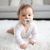 Dr. Brown’s HappyPaci 100% Silicone Pacifier 0-6m, BPA Free, Cool Gray, Green, Ecru,3 Count