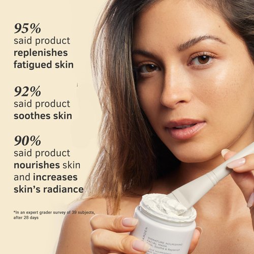 SHANI DARDEN SKINCARE Signature Nourishing Facial Mask, A Moisturizing Bentonite Clay Mask for Soothing Redness & Irritation with Colloidal Oatmeal & Squalane, 2.1 fl oz