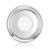 1 Pack Metal Tub Spout Cover Ring, Chrome Bathroom Faucet Remodeling Wall Plate with 1 Pcs Foam Gasket, 1-1/2 Inch ID and 3-5/8 Inch OD