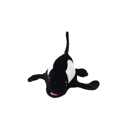 TUFFY - World's Tuffest Soft Dog Toy-Ocean Killer Whale-Squeakers - Multiple Layers. Made Durable, Strong & Tough. Interactive Play (Tug, Toss & Fetch). Machine Washable & Floats (Combo Pack)