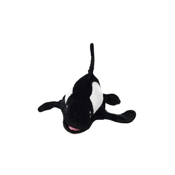 TUFFY - World's Tuffest Soft Dog Toy-Ocean Killer Whale-Squeakers - Multiple Layers. Made Durable, Strong & Tough. Interactive Play (Tug, Toss & Fetch). Machine Washable & Floats (Combo Pack)