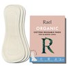 Rael Reusable Pads, Organic Cotton Cover - Postpartum Essential, Incontinence Pads for Women, Bladder Leakage Pads, Thin Cloth Pads, Leak Free, Washable, Neutral Color, 3 Count (Overnight)