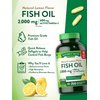 Nature's Truth Burpless Fish Oil Pills 2000 mg | 600 mg Omega 3 | 250 Softgels | Natural Lemon Flavor | Non-GMO, Gluten Free Supplement