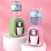 LUOZZY Mini Water Dispenser Toy for Kids Simulation Animal Water Machine Toy for Kids Water Dispenser Dollhouse Toy (Green)