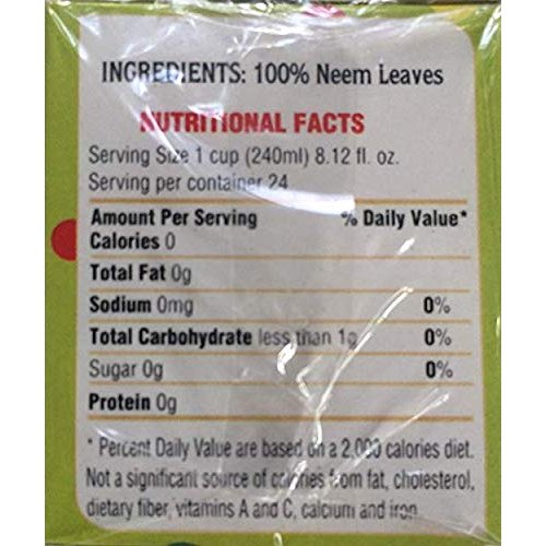 Sipacupa Ital Jamaican Neem Leaf Tea Bags