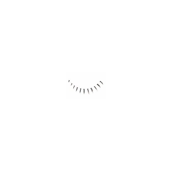 Red Cherry #104 False Eyelashes, Black, Bottom Lash (Pack of 6 Pairs)