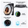 AI ChatGPT Translator Watch, Fitness Tracking, Heart Rate & Sleep Monitor, OLED Display, Titanium Alloy IP68 Waterproof, Multi-Sport Modes,Foreign Language Translator，Black
