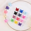Choicbaby 80 Pcs Mini Butterfly Hair Clips for Girls 16 Colors 90s Girls Mini Hair Clips with Box Toddler Claw Clips Butterfly Clips for Hair