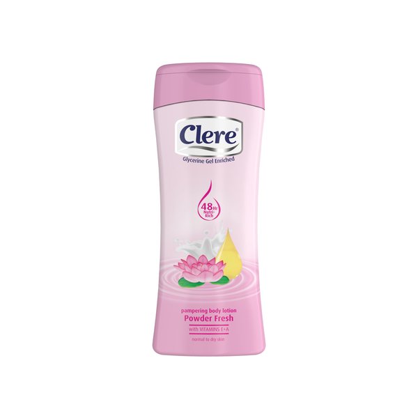 CLERE Nourishing Body Lotion - Powder Fresh - 400mL