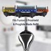 Linkidea Razor Handle, Men's Shaving Razor Replacement Handle, Shaver Handle Compatible with Fusion 5 Proshield & Proglide Blade Refill