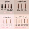 BBIA Last Auto Gel Eyeliner 15 Colors – Multi-Use Longwear & Waterproof Eyeliner, Easy Drawing with Smooth Texture, Smudge-Resistant, Shadow & Glitter Eye Liner, Korea Eye Makeup (09 ROSE GOLD)