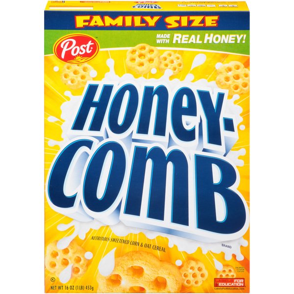 Post Honey-Comb Cereal 16 oz. Box