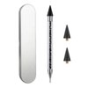 Rhinestone Picker Tool with 2 Wax Tips, Wax Pencil for Rhinestones, Dual-Ended Nail Dotting Tool, Rhinestone Applicator Tool for DIY Nail Art (Black)