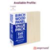 Ampersand Art Supply Birch Wood Art Painting Panels (3-Pack) 7/8 Inch Cradled Profile, 10"x10"