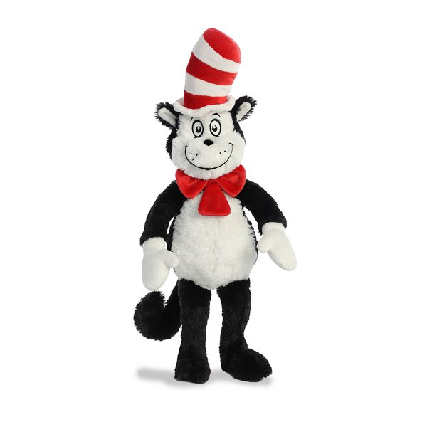 Aurora® Whimsical Dr. Seuss™ Cat in The Hat Stuffed Animal - Magical Storytelling - Officially Licensed - Multicolor 18 Inches