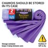Premium 2pk + 1 Free Shammy Cloth for Car Drying - (26"x17") - Super Absorbent Chamois Towel for Car - Reusable Shammy Towel for Car - Scratch-Free Car Drying Towel