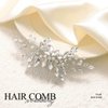 Catery Wedding Hair Comb Pearl Side Combs Rhinestones Hair Jewelry Crystal Hair Pieces Decorative Bridal Hair Accessories for Women and Girls (SILVER)