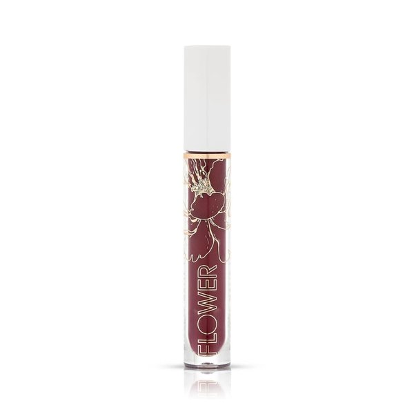 Flower Beauty Miracle Matte Liquid Lip Color - Vividly Bold & Creaseless Matte Liquid Lipstick, Comfortable All Day High Impact Makeup Color (Fig Frenzy)
