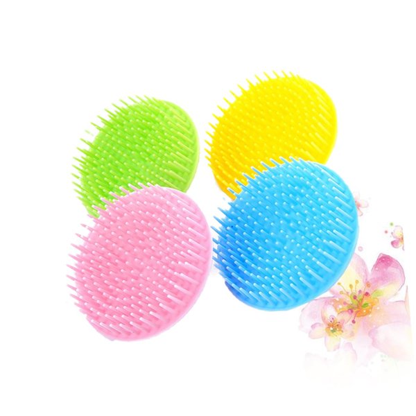 PACKOVE Shampoo Brush Set of 4 Adult Massage Comb for Scalp Care Anti-Itch and Dandruff Hair Brush for Men and Women Shower Bath Tool