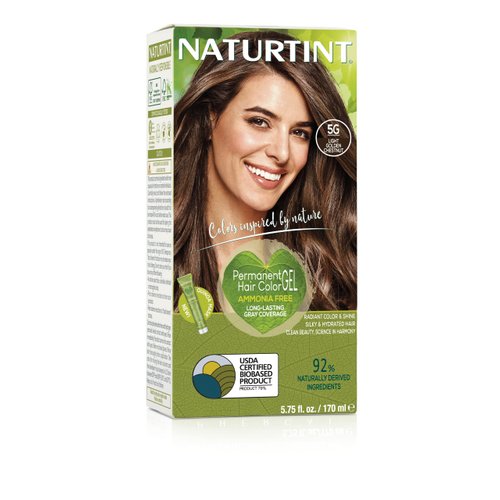 Naturtint Hair Color Permanent, 5G Light Golden Chestnut, 5.75 Fl Ounce