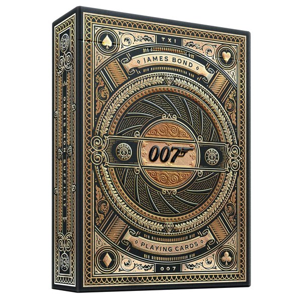 theory11 James Bond 007 Premium Playing Cards - Gold Foil, Official Collectible Deck