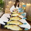 OUKEYI 31inch Giant 3D Soft Fish Cushion Pillow Carp Plush Pillow Stuffed Toy Throw Pillow for Home Decoration Gift Kids Pillow Stuffed Animal Toy