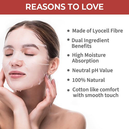 Nykaa Naturals Skin Secrets Bubble Sheet Mask, Saffron and Honey, 0.67 oz - Pore Cleansing, Anti-Aging Sheet Face Mask - Brightening, Hydrating Mask