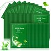 Siifert 60 Pcs Organic Aloe Vera Gel 98% Aloe Vera Gel for Skin and Hair Sunburn Relief Gel Aloe Vera Gel Travel Size Natural Moisturizer Pure for Face and Body Soothing Aloe Face Moisturizer