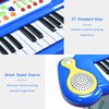 OLAKIDS Kids Piano Keyboard, 37 Keys Electronic Musical Toy with Detachable Microphone, Lights, Record, Playback, USB, MP3, Multi-Functional Piano Instrument for Toddlers Age 3+