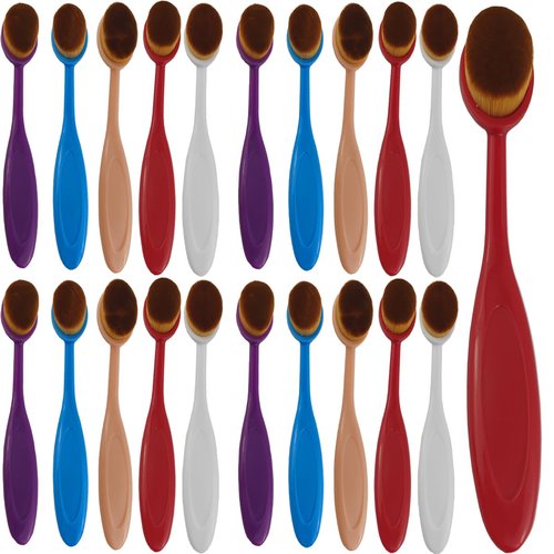RONYOUNG 20PCS Craft Ink Blending Brush, Crafting Ink Background Blender, Soft Bristle Color Coded Handles, Paper Crafter Artist Tool for Painting, Drawing, Card Making, Stamp, Stencil