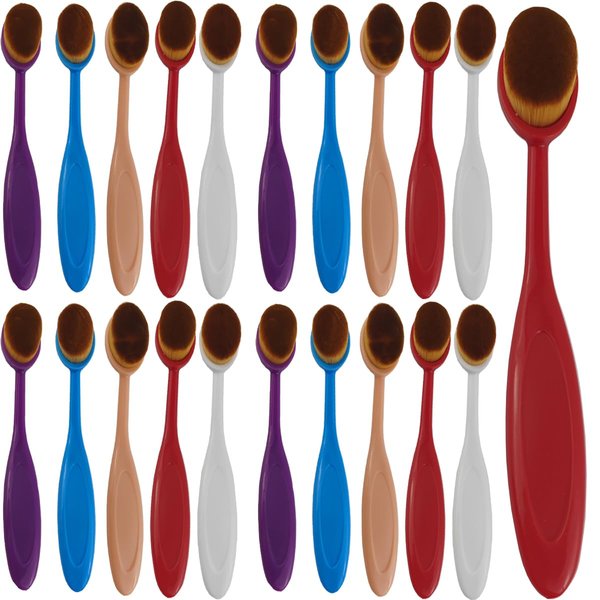 RONYOUNG 20PCS Craft Ink Blending Brush, Crafting Ink Background Blender, Soft Bristle Color Coded Handles, Paper Crafter Artist Tool for Painting, Drawing, Card Making, Stamp, Stencil