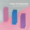 48PCS Toe Separator Pedicure Sponge Toe Separators Bulk, Disposable Toe Separator Foam for Nail Polish Nail Salon Party Nail Art Painting Toenails, 24 Pairs