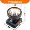 Yongkist Rechargeable LED Headlamp,Superbright Headlight Waterproof Head Torch High Lumens Headlight for Hunting Fishing Hiking (Yellow Light)