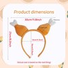 Totelux Thanksgiving Headband Turkey Leg Hair Band Chicken Drumsticks Hair Accessories for Women Adult Thanksgiving Party Supplies