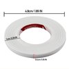 12 Rolls Eyelash Tape, 0.4cm Ultra-Narrow Adhesive Eyelash Extension Tape, Breathable Micropore Fabric Tape for Eyelash Extension Supplies, 0.15" x 10 Yard Each Roll (White)