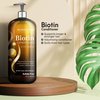MAJESTIC PURE Biotin Conditioner for Hair Loss - Thickening & Volumizing Conditioner, with DHT-3 Blocker, Keratin & Rosemary Oil, Sulfate Free, All Hair Types Hair Conditioner, 16 fl oz
