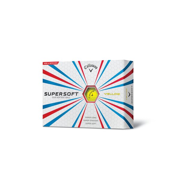 Callaway Supersoft Golf Balls, Prior Generation, (One Dozen), Yellow
