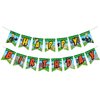 Treasures Gifted Officially Licensed Wild Kratts Birthday Banner - Wild Kratts Happy Birthday Banner - Wild Kratts Birthday Party Supplies - Wild Kratts Party Decorations for Walls & Entryways