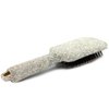 Bestbling Hair Brush - Detangle Hair and Comb, Massage Cushion, Anti-static, Smooth and Sleek Hair, Luxury Rhinestone Design Suitable for Women (Square01 Silver)