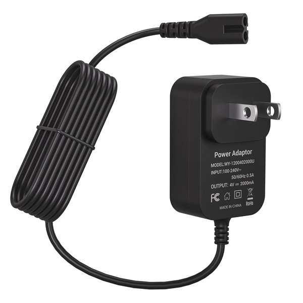 for Wahl Magic Clip Cordless Charger Cord, 4V 2A Replacement Wahl Clippers Charger for Wahl Shaver 8164/8591/8148/8504, Wahl 1919 100 Year Hair Clipper, Wahl 5-Star Magic Clip Cordless Trimmer
