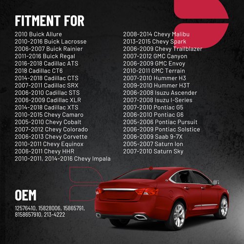 BDFHYK Mass Air Flow Sensor Meter MAF 12576410 213-4222 15865791 Compatible for Lacrosse 2010-2016, CTS 2014-2018, Camaro 2010-2015