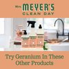 MRS. MEYER'S CLEAN DAY Liquid Dish Soap, Biodegradable Formula, Geranium, 16 Fl. Oz