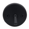 Westbrass 592144-62 Black 1-1/2" Tubular Trip Lever Bath Waste Drain Kit, Matte Black