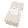 KAF Home Overbrook Chambray Dinner Napkins - Set of 8 (Beige)