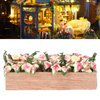 VBESTLIFE Dollhouse Rectangle Flower Pot,1/12 Scale Miniature Rectanglar Planter Box Decor for Doll House Ornament Dollhouse Accessories