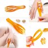 2 Pcs Finger Roller Massager and 5 Pcs Acupressure Massage Rings for Finger Hand Massage, Hand Blood Circulation Massage Roller Tools, Handheld Stress Relief Double Rubber Joint Roller Massager