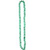 Skeleteen Green Shamrock Beads Necklaces - St Patricks Day Irish Clover Bead Necklace Party Favors Pack - 1 Dozen